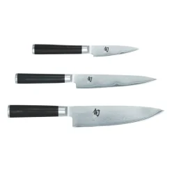 KAI Set de 3 cuchillos Shun Classic, cromo- Negro Sale
