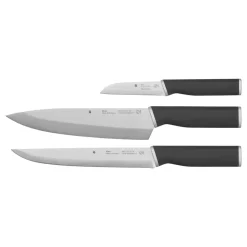 WMF Juegos De Cuchillos De Cocina<Set de 3 cuchillos Kineo cromargan, acero inoxidable PlateadoNegro