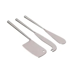 ERNST Cuchillos Para Queso|Cubiertos De Servir<Set de 3 cuchillos para queso , Plateado