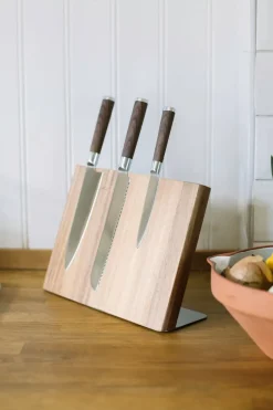 Dorre Juegos De Cuchillos De Cocina<Set de 3 cuhillos Kasima, acero inoxidable Plateado