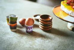HKliving Set de 4 hueveras 70's, Island Multi Best