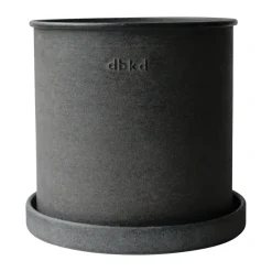 DBKD Set de 2 macetas Plant pot small, Black Negro Online