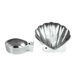 Plate It Set de 2 moldeadores de galletas Plate-it under the sea, Acero Plateado