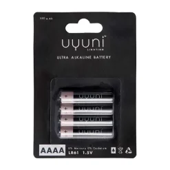 Uyuni Lighting Set de 4 pilas Uyuni, AAAA Negro Outlet