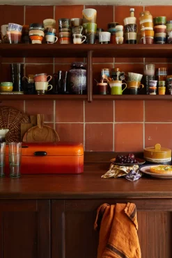 HKliving Tazas De Café<Set de 6 tazas 70's, Soil Multi