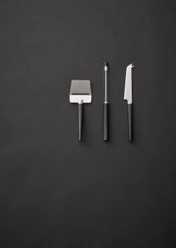 Rosti Set de 3 utensilios para quesos Emma, Black Negro Hot