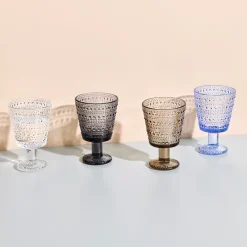Iittala Set de 2 vasos con pie Kastehelmi 26 cl, claro Transparente Discount