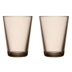 Iittala Vasos De Agua<Set de 2 vasos Kartio 40 cl, lino Beige