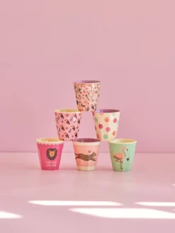 RICE Tazas Infantiles|Tazas De Plástico<Set de 6 vasos small, Multi