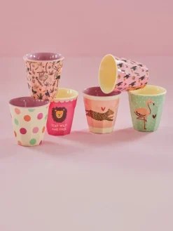 RICE Tazas Infantiles|Tazas De Plástico<Set de 6 vasos small, Multi