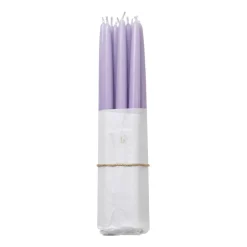 Broste Copenhagen Set de 10 velas antiguas , Orchid light purple Púrpura Discount