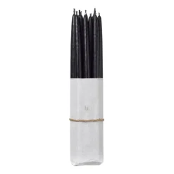 Broste Copenhagen Velas<Set de 10 velas antiguas , Simply black Negro