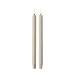 STOFF Velas Led<Set de 2 Velas LED Uyuni Lighting, arena Beige