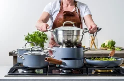GreenPan Set de cacerola y sartén Mayflower Pro, 13 piezas Gris Clearance