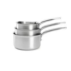 De Buyer Set de cacerolas Alchimy 3 piezas, Acero inoxidable Plateado Best