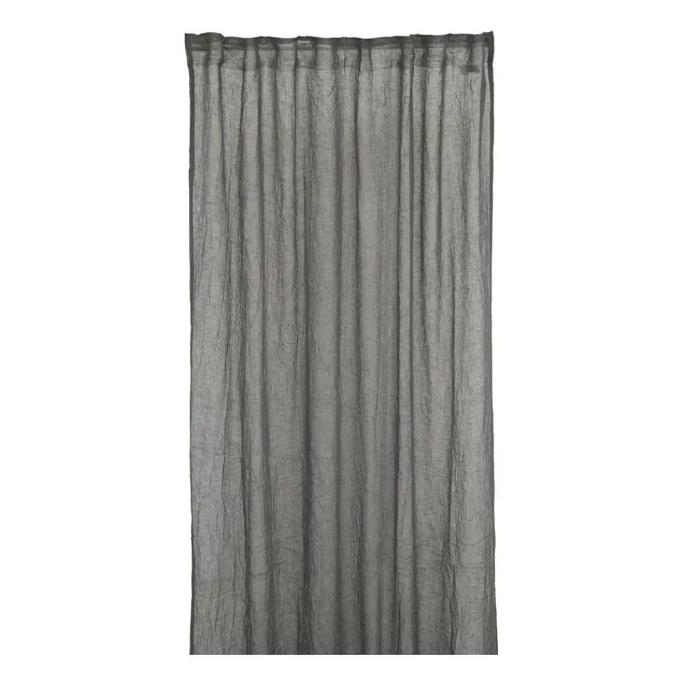 Boel & Jan Set de cortinas Mirja 130x275 cm, negro-gris GrisNegro Discount
