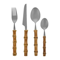 Scandi Living Cuberterías Combinadas<Set de cubiertos Grove, 16 piezas Marrón