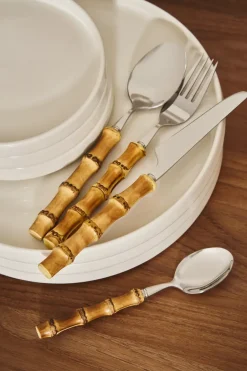 Scandi Living Cuberterías Combinadas<Set de cubiertos Grove, 16 piezas Marrón