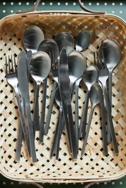 OYOY Cucharillas De Café Y Té<Set de cucharitas Yuka, 4-pack, Brushed Steel Plateado