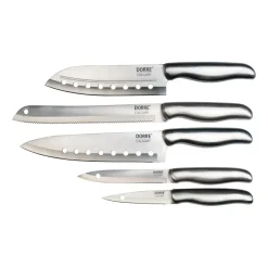 Dorre Set de cuchillos Calgary 5 piezas, acero inoxidable Plateado Clearance