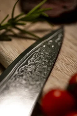 Hâws Juegos De Cuchillos De Cocina<Set de cuchillos Damascus, 6 piezas, Marrón-acero inoxidable MarrónPlateado