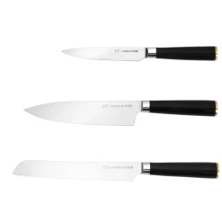 Vargen & Thor Set de cuchillos de cocina Vargavinter, 3 piezas Negro Online