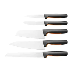 Fiskars Juegos De Cuchillos De Cocina<Set de cuchillos grandes Functional Form, 5 piezas Negro