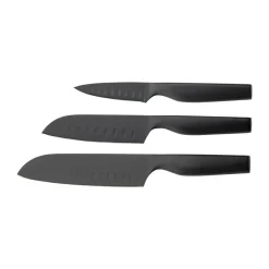 Dorre Set de cuchillos Sukai 3 uds, Negro Discount