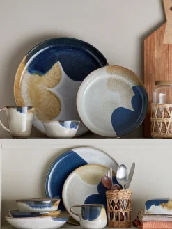 Bloomingville Set de desayuno Jules, 12 piezas, Gris Best
