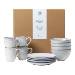 Broste Copenhagen Set de desayuno Nordic Sand, 12 piezas Beige New