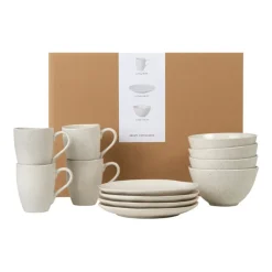 Broste Copenhagen Set de desayuno Nordic Vanilla, 12 piezas Beige Discount