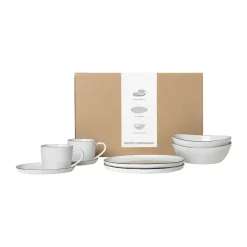 Broste Copenhagen Set de desayuno para dos Nordic Salt, 6 piezas BlancoNegro Online