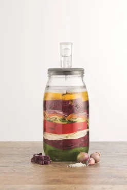 Kilner Set de fermentación 3 l, Transparente TransparenteGris Best