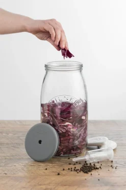 Kilner Set de fermentación 3 l, Transparente TransparenteGris Best