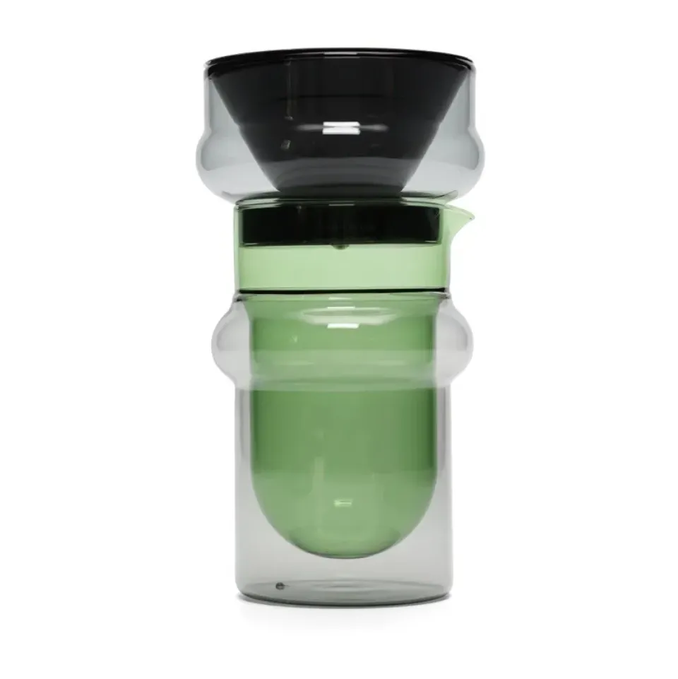 Tom Dixon Set de jarra y filtro Bump 40 cl, Verde GrisVerde Online