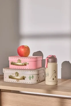OYOY Set de maletas Friends in the Forest 2 piezas, Deer & Duck RosaBeige New