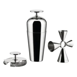 Alessi Cocteleras|Utensilios De Vino Y Bar<Set de mezclar , 3 piezas Plateado