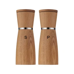 WMF Set de molinillo de sal y pimienta Ceramill Nature, roble BeigeMarrón Clearance