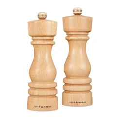 Cole & Mason Molinillos De Sal Y Pimienta<Set de molinillos de sal y pimienta London 18 cm, Natural Beige