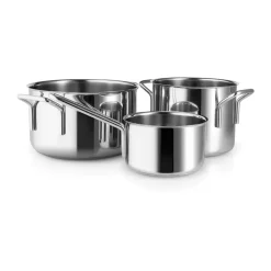 Eva Solo Baterías De Cocina|Cacerolas<Set de ollas Eva Trio Stainless Steel, 3 piezas, Acero inoxidable Plateado