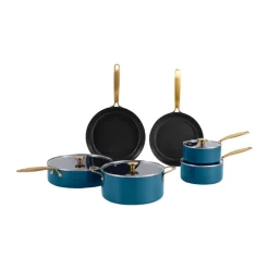Combekk Set de ollas y sartenes Element, 10 piezas, Ocean Blue AzulPlateadoColor dorado Outlet