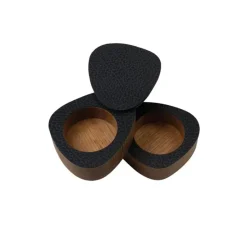 LIND DNA Set de pimentero y salero Curve, Natural- antracita Negro Discount