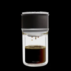 Fellow Cafeteras Y Cafeteras De Émbolo<Set de pour-over Stagg X, Matte black-clear glass NegroTransparente