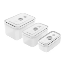 Zwilling Recipientes Para Alimentos<Set de recipientes para vacío de plástico, 3 cajas Gris