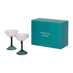 URBAN NATURE CULTURE Copas De Cóctel|Copas Y Vasos Para Bebidas<Set de regalo de copas , 2-pack, Pink Rosa