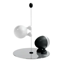 Alessi Saleros Y Pimenteros<Set de Salero y pimentero Lilliput, negro-blanco PlateadoNegroBlanco