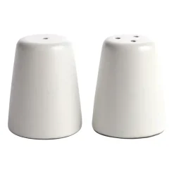 Aida Set de salero y pimentero Raw, Arctic white Blanco