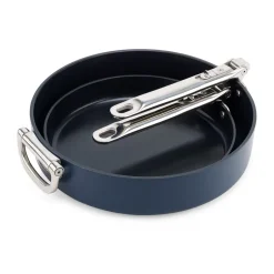 Joseph Joseph Set de sartenes antiadherentes Space 2 piezas, Azul Hot