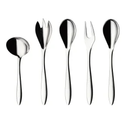 Hardanger Bestikk Set de servir Maria 5 cubiertos, acero inoxidable Plateado New