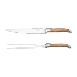 Hâws Juegos De Cuchillos De Cocina<Set de trinchar Laguiole By , 2 piezas, Roble MarrónPlateado